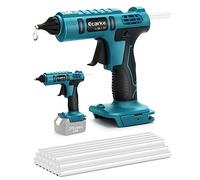 Ecarke Pistola de Pegamento Inalámbrica Compatible con Batería de Litio Makita 18V - Ideal para Reparaciones, Manualidades y Bricolaje - Incluye 20 Barras de Pegamento(Solo Herramienta)