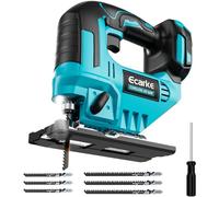 Ecarke Sierra de Calar 750W Compatible con M-akita 18V, Regulable Sin Niveles, con 6 Hojas de Sierra y Sistema de Sujeción Rápida, Para Madera, Metal, Plástico y Madera Contrachapada(Solo Herramienta)