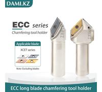 ECC17005R ECC31005R varilla de corte de fresado de borde largo 30 45 60 grados soporte de cortador de fresado CNC para insertos de carburo XCET