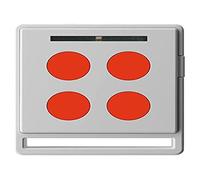 ECCO 5 Nice Home Mando a distancia bip 5 Teclas para Nice Home y Mhouse gate (Blanco y Naranja)