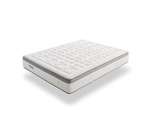 ECCOX - Colchón Viscoelástico Hotel 5 Estrellas - Altura 30 cm - Núcleo HR Premium Care Control de Alta Densidad - Acolchado Superior Continuo Visco Gel + Supersoft - Firmeza Medio-Alta (90x190 cm)