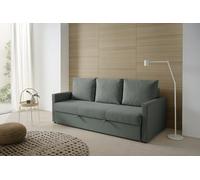 ECCOX Sofá Cama Alta Gama 3 Plazas Eden (Azul)