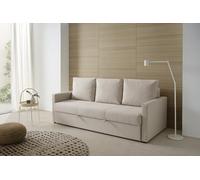 ECCOX Sofá Cama Alta Gama 3 Plazas Eden Beige