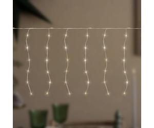 ECD Germany Cortina de Luces 6m 240xLED Blanco Cálido con Temporizador, 19 Modos de Iluminación, Guirnalda Luminosa Decoración de Navidad Colgante para Ventana Ornamento Fiestas de interior o Exterior