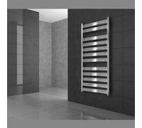 ECD Germany: Radiador de diseño para baño, modelo Tharr, 500x950 mm, cromado. Radiador de diseño, panel radiador, radiador plano, radiador, toallero sin resistencia calefactora