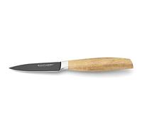 ECHTWERK Cuchillo de acero Negro-Edición cuchillo para frutas y verduras, cuchillo de cocina, acero especial, mango de madera de acacia longitud de la hoja: 8,8 cm