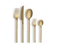 ECHTWERK EW-BS-2025C Bari Cubertería de 20 piezas, incluye tenedores de postre, cubiertos para hasta 4 personas, acero al cromo-níquel, acero inoxidable
