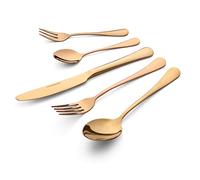 ECHTWERK EW-BS-3060K Juego de Cubiertos Sorrento para 6 Personas, 30 Piezas, Acero Inoxidable, Cobre