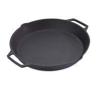 ECHTWERK EW-GE-1255 sartén de Hierro Fundido, Apto para casa, Camping o Barbacoa, 35 x 5 cm, Iron