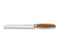 ECHTWERK EW-SM-0335 Cuchillo de Pan de Acero Inoxidable, Hoja de 20cm, Mango de Madera, 39,6 x 7,9 x 3,3cm