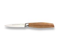 Echtwerk EW-SM-0355 cuchillo de pelar de acero inoxidable, hoja de 9cm, mango de madera, 24,8 x 6,5 x 3cm