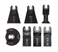 Eclipse Professional Tools EC-M7SET Set de 7 hojas de corte oscilantes para madera y metal