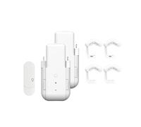 ECMQS Abridor de cortinas de uso diario para ventana del hogar, WWS | Motor de batería WiFi con botón frontal y diseño de carcasa compacta