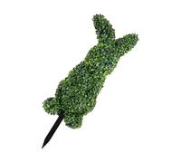 ECMQS Jardinera artificial verde con forma de conejo para porche, D | Árbol topiario artificial para porche de jardín, hecho a mano, decoración de conejo, decoración de primavera