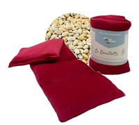 Eco-conseils® - Bolsa de semillas para microondas con forro de terciopelo (8 colores), 100% natural, uso versátil