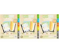 eco-eco eco024 - A5 50% Reciclada Set 6 Divisores de Archivos de Índice (Paquete de 3)