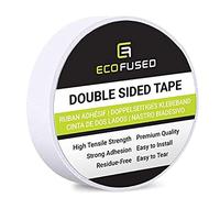 Eco-Fused Cinta Adhesiva Doble Cara Premium - Ancho: 20 mm - Longitud: 25 m - para Manualidades, Bricolaje y Oficina - Rápida y fácil de Usar en Papel, Vidrio, plástico, Madera, Metal y Tela