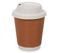 ECO LINE Vaso de Papel Corrugado PLA 12oz 360ml Pack 12uds