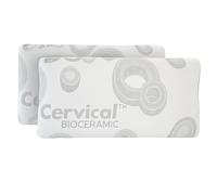 ECODE® Pack de 2 Almohadas Viscoelásticas de 80 cm - Alta Firmeza y Funda Termorreguladora Lavable para un Descanso Más Natural