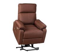 ECODE® Sillón Reclinable Eléctrico de Tela con Levantapersonas, Reposabrazos Lavables, Sistema Pared Cero, Calor y USB de Carga - Comodidad para Personas Mayores en Salones o Espacios Reducidos