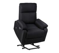 ECODE® Sillón Reclinable Eléctrico de Tela con Levantapersonas, Reposabrazos Lavables, Sistema Pared Cero, Calor y USB de Carga - Comodidad para Personas Mayores en Salones o Espacios Reducidos