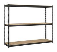 Ecoforte Estantería para cargas pesadas Chipboard (Al x An x Pr: 200 x 150 x 45 cm, Capacidad de carga por balda: 400 kg, Número de baldas: 3 ud.,...