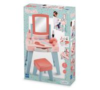 Ecoiffier Tocador infantil Mademoiselle – Mi Primer Tocador con espejo y accesorios, 12-36 meses