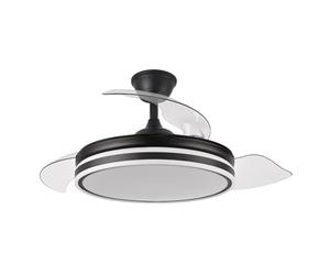 Ecoiluminaled VENTILADOR BAYOMO 72W 7200LM NEGRO 3 ASPAS MOTOR DC