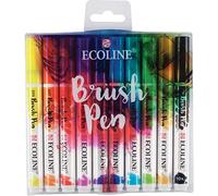 Ecoline Royal Talens Liquid Watercolor Brush Pen, Set of 10 Colors (11509002)