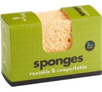 ecoLiving Esponja Compostable - Large 2 Pack ecoLiving