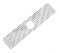 EcoLivzen Bandeja de Secado de diatomita 45cm Alfombrilla de Grifo Absorbente de Agua Organizador de Fregadero de Cocina Bandeja escurridora de encimera de baño (Blanco)