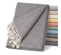 ECOMMERC3® Colcha Multiusos 230x260 cm Algodón y Poliéster | Marrón