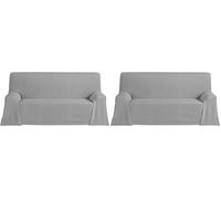 ECOMMERC3 | Foulard Multiusos Tamaño 130x180 cm Tanto para Sofá o Cama - Colcha Multiusos Color Gris Cubrecama Decorativas para Sofá, Cama - Jarapa Sofá o Cama Protector Ligero y Elegante
