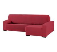 ECOMMERC3 | Funda de Sofá Chaiselongue Bielástica para Brazo Largo Derecha - Funda Sofá Chaise Longue Color Burdeos Adaptable a Todos los Modelos - Funda Sofá Ajuste Espumas de Sujeción