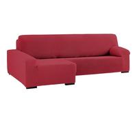 ECOMMERC3 | Funda de Sofá Chaiselongue Bielástica para Brazo Largo Izquierda - Funda Sofá Chaise Longue Color Burdeos Adaptable a Todos los Modelos - Funda Sofá Ajuste Espumas de Sujeción