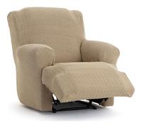 ECOMMERC3 | Funda para Sillón Pies Juntos Relax Bielástica, Transpirable y Fácil de Colocar - Funda Sillón Pies Juntos Relax Color Beige con Espumas de Sujeción