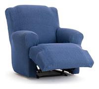 ECOMMERC3 | Funda para Sillón Pies Juntos Relax Bielástica, Transpirable y Fácil de Colocar - Funda Sillón Pies Juntos Relax Color Azul con Espumas de Sujeción