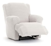 ECOMMERC3 | Funda para Sillón Pies Juntos Relax Bielástica, Transpirable y Fácil de Colocar - Funda Sillón Pies Juntos Relax Color Crudo con Espumas de Sujeción