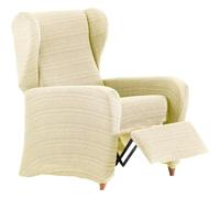 ECOMMERC3 | Funda Sillón Relax Elástica de Jacquard - Funda Sillón Orejero Crudo Ajuste, Transpirable y Antidesgaste, Fácil de Poner y Quitar, Diseño Estilo Tapizado