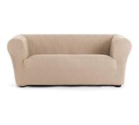 ECOMMERC3 | Funda Sofá 3 Plazas Super Elástica para Chester y Klippan - Funda Sofá Beige Protección Diaria y Ajuste