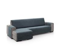 ECOMMERC3 | Funda Sofá Chaise Longue para Brazo Izquierdo Tamaño Respaldo 240 cm - Funda Sofá Chaise Longue Color Gris Oscuro Tacto Suave 100% Made in Spain