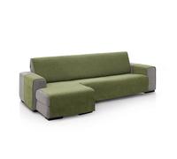 ECOMMERC3 | Funda Sofá Chaise Longue para Brazo Izquierdo Tamaño Respaldo 240 cm - Funda Sofá Chaise Longue Color Verde Tacto Suave 100% Made in Spain