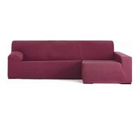 ECOMMERC3 | Funda Sofá Chaiselong Brazo Largo Derecha Universal y Versátil - Funda Sofá Chaiselongue Color Burdeos Protector Fácil de Colocar para Respaldo, Asiento y Brazos