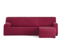 ECOMMERC3 | Funda Sofá Chaiselongue Brazo Corto Derecha Bielástica Transpirable - Funda Sofá Chaiselongue Color Burdeos Ajuste Gomas y Espumas de Sujeción, Protección contra Desgaste