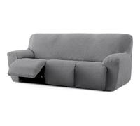 ECOMMERC3 | Funda Sofá Relax Pies Juntos 3x3 Super Elástico - Funda Sofá Gris Oscuro Adaptable y Transpirable para Sofás Chester y Klippan