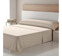 ECOMMERC3 Juego de Sábanas de Franela 3 Piezas Cama 120 Cebra Beige | Fabricado en España | Juego de Sábanas Invierno con Bajera, Encimera y Funda Almohada | Sábanas Calentitas Transpirables