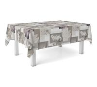 ECOMMERC3 | Mantel Hule Mesa Rectangular Tamaño 250x140 cm - Estilo, Durabilidad y Fácil Limpieza para tu Mesa - Mantel Hule Antimanchas e Impermeable - Zen Hojas