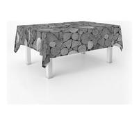 ECOMMERC3 | Mantel Hule Mesa Rectangular Tamaño 300x140 cm - Estilo, Durabilidad y Fácil Limpieza para tu Mesa - Mantel Hule Antimanchas e Impermeable - Trunks Gris