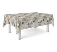 ECOMMERC3 | Mantel Hule Tamaño 300x140 cm Repelente Manchas - Mantel Hule Color Cuisine Azul 100% Made in Spain NO traspasan Líquidos