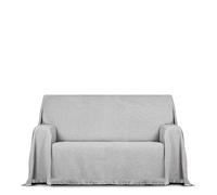 ECOMMERC3 | Plaid Multiusos Alessia Tamaño 300x260 cm - Colcha Multiusos Color Gris Cubrecama Decorativo para Sofá y Cama